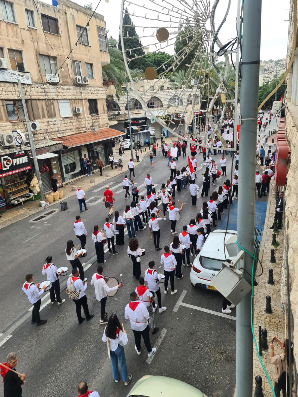 انطلاق مسيرة الأول من أيار في مدينة الناصرة  